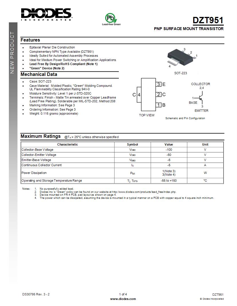 Suchergebnisse Fur Zt951 Diodes Incorporated Bipolartransistoren Bjt Datenblatter Mouser Deutschland