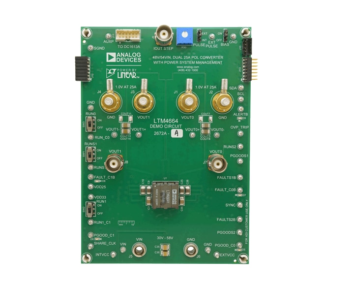 Analog Devices Inc. DC2672A-A Demonstrationsboard für LTM4664 Analog Devices Inc. DC2672A-A Demonstrationsboard für LTM4664