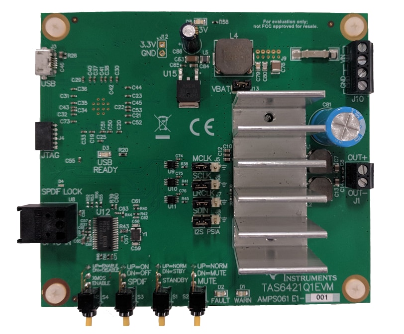 Schaltungsanordnung - Texas Instruments TAS6421Q1EVM Evaluierungsmodul
