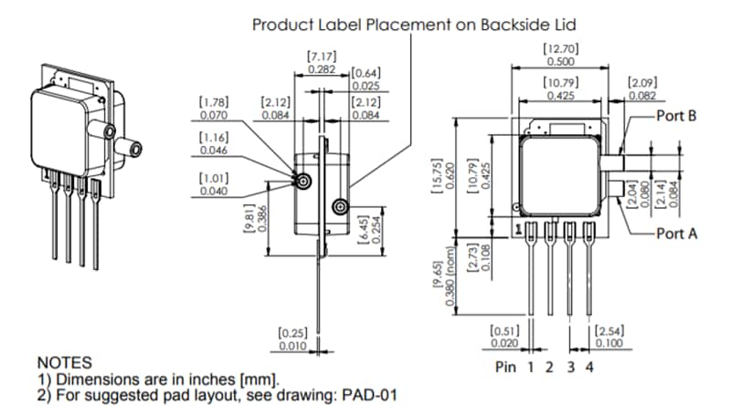 Amphenol All Sensors MAMP-Drucksensoren Amphenol All Sensors MAMP-Drucksensoren