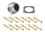 Amphenol Sine Systems ecomate® RSSM Rundsteckverbinder aus Metall mit IP69K-Schutzart