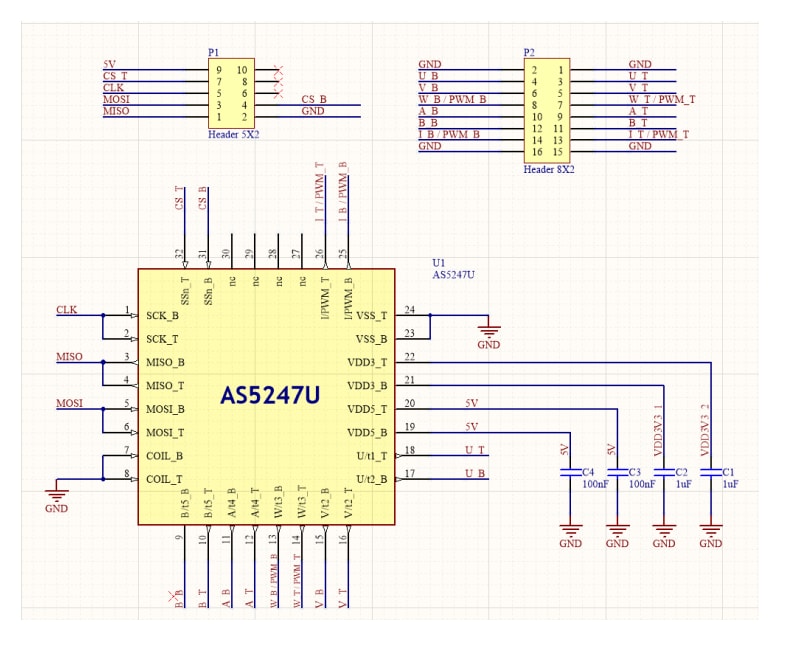 ams OSRAM AS5247U Adapterboard ams OSRAM AS5247U Adapterboard