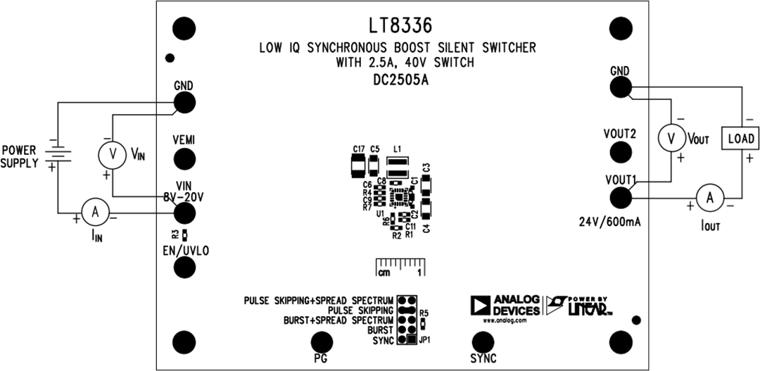 Analog Devices Inc. DC2505A Demonstrationsschaltung für LT8336 Analog Devices Inc. DC2505A Demonstrationsschaltung für LT8336