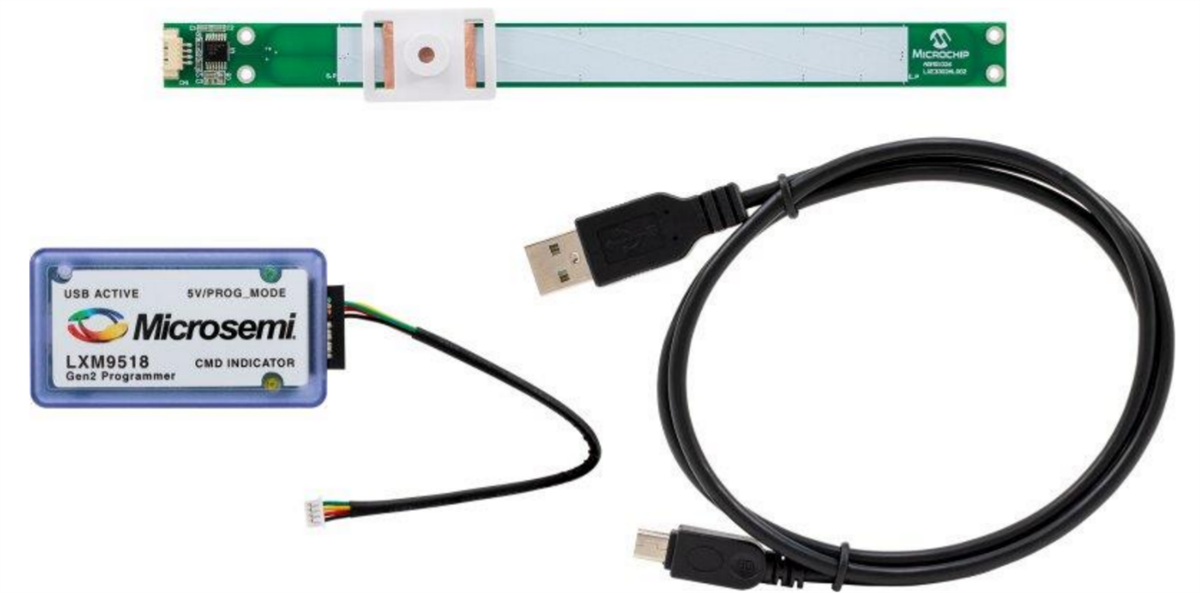 Microchip Technology LXE/LXK330x Lineare Positionssensor-Boards und -Kits Microchip Technology LXE/LXK330x Lineare Positionssensor-Boards und -Kits