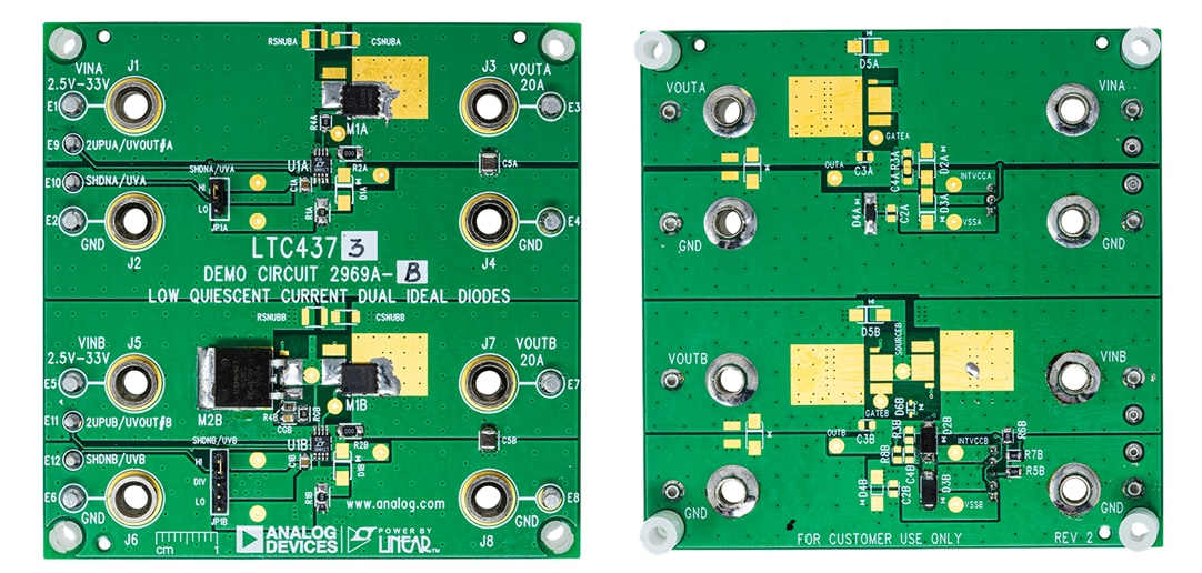 Analog Devices Inc. LTC4372/LTC4373 DC2969A-A/B-Demonstrationsboards