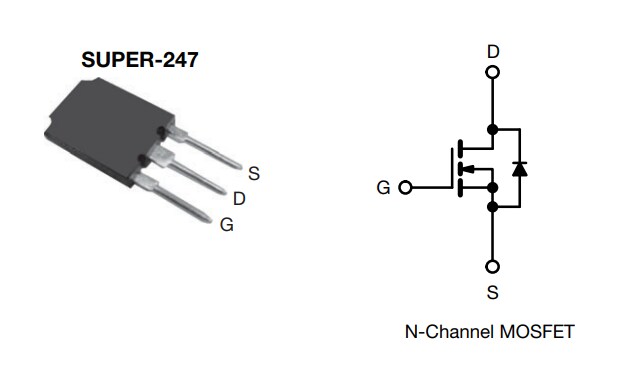 Vishay / Siliconix SiHS90N65E Leistungs-MOSFET