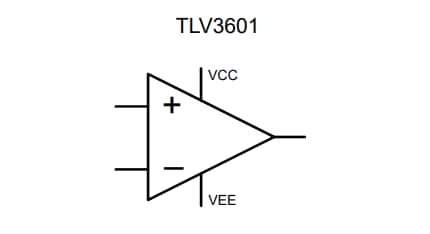 Schaltungsanordnung - Texas Instruments TLV360x/TLV360x-Q1 Rail-to-Rail-Komparator 