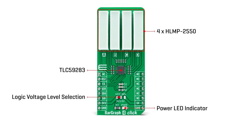 Mikroe Bar Graph 4 Click