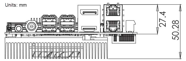 Mechanical Drawing - AAEON UP Computer-On-Modules Xtreme i11 Boards Mechanical Drawing - AAEON UP Computer-On-Modules Xtreme i11 Boards