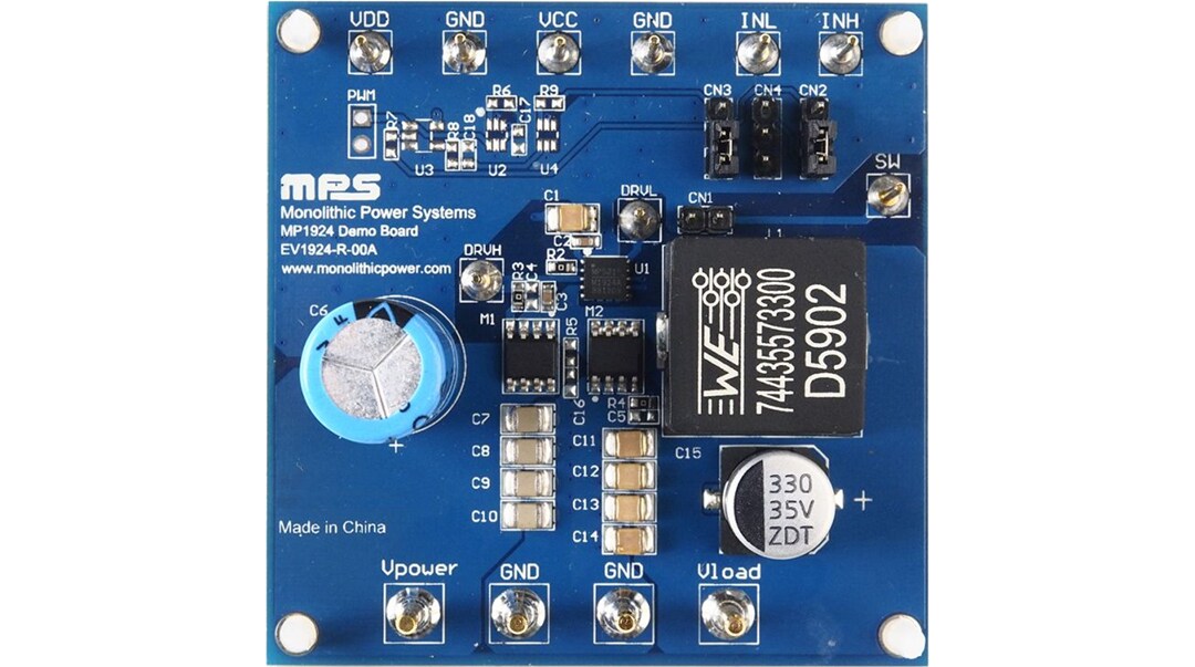 Monolithic Power Systems (MPS) EV1924-R-00A Evaluation Board Monolithic Power Systems (MPS) EV1924-R-00A Evaluation Board