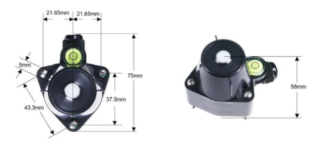 Technische Zeichnung - Seeed Studio Industrieller Lichtstärkesensor