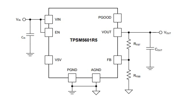 Texas Instruments Leistungsmodule TPSM5601R5