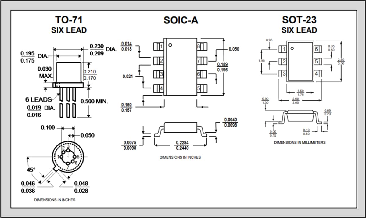 LSK489 Dual NChannel JFETs Linear Integrated Systems Mouser