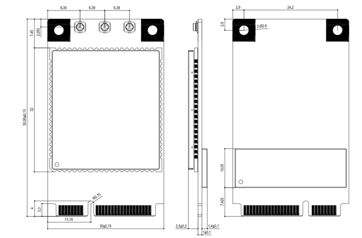 Ukuran Modul Arduino Pro 4G-Modul - Arduino | Mouser