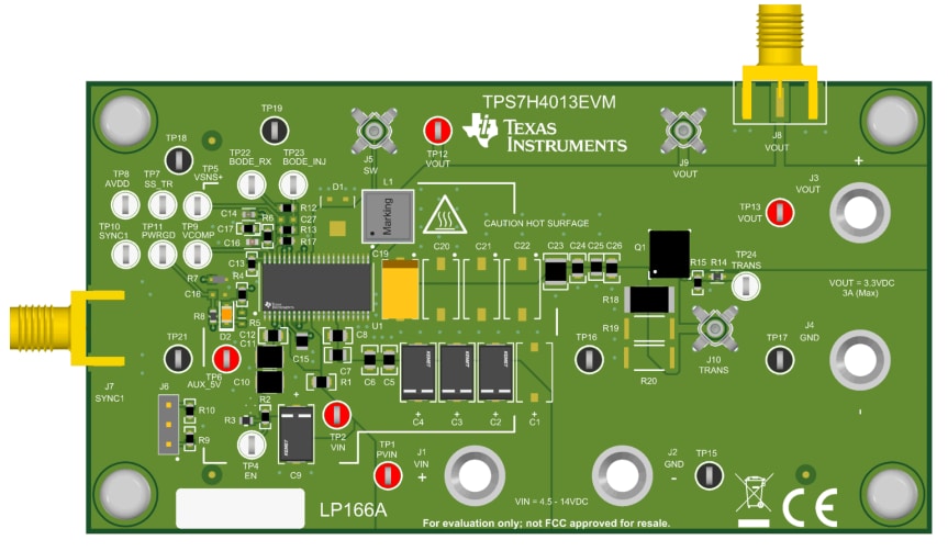 Texas Instruments TPS7H4013EVM Evaluierungsmodul