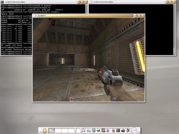 Linux and Quake 2 running on the Beagle Board 1