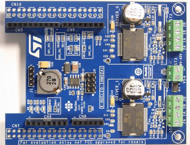 X-NUCLEO-IHM02A1 Zweiachsen-Schrittmotortreiber-Erweiterungsboard