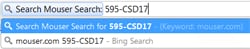 Search Engine bei Google Chrome