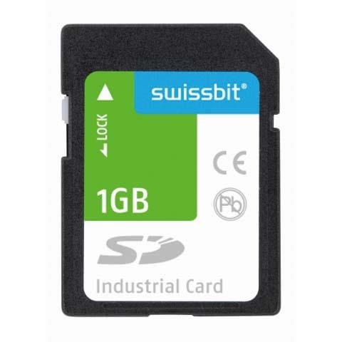 SD, S-200 Series SWISSBIT SFSD1024L1BN2TO-I-ME-161-STD Flash Memory Card