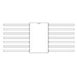 Texas Instruments SNJ54ALS02AW Vergrößertes Bild